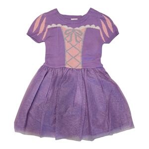 Disney Princess Repunzel Dress Girls S 6/6X Purple